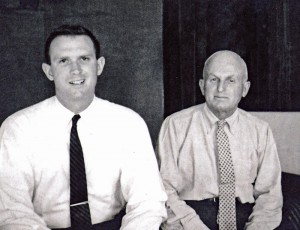 Charles S. Luck III, left, joins his father, Charles Luck Jr., in the Pit & Quarry Hall of Fame. Luck Jr. was enshrined in the Hall’s inaugural class in 2013. Photos courtesy of Luck Companies