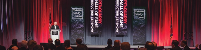 Photo of a Recent P&Q Hall of Fame Induction Ceremony